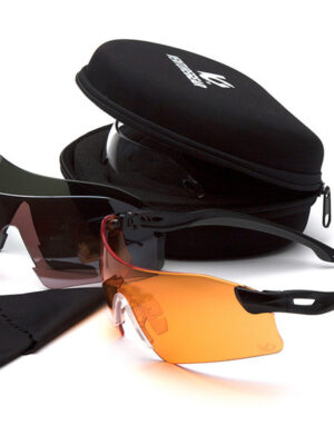 PYRAMEX Ochranné brýle Venture Gear Dropzone EVGSB88KIT se 4 zorníky, nemlživé – PYRAMEX