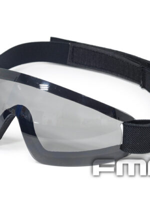 FMA FMA ochranné brýle EXTREME LOW PROFILE s gumičkou, kouřový zorník – Černá – FMA