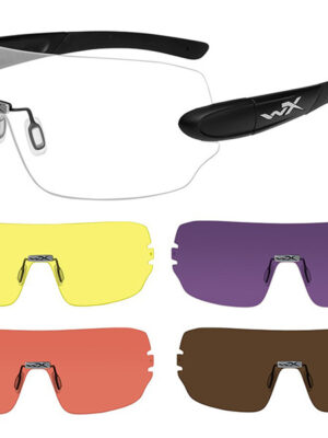 WILEY X Brýle DETECTION clear/yellow/orange/purple/copper-MATTE BLACK – WILEY X