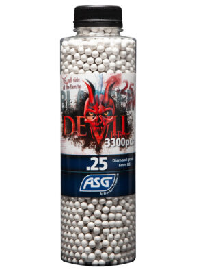 ASG ASG kuličky Blaster Devil 0,25g, 3300 BBs – Bílá – ASG