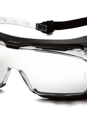 PYRAMEX Ochranné brýle Cappture ES9910STMRG s gumovým těsněním, nemlživé – čiré – PYRAMEX