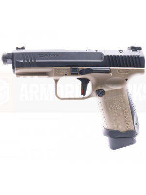 AW Custom Cybergun CANiK SAI TP9 Elite Combat, celokov, blowback – FDE/Black – AW Custom