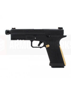 AW Custom EMG / Salient Arms International™ BLU Standard Pistol, celokov, blowback – černá – AW Custom