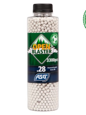 ASG ASG BIO kuličky Open Blaster 0,28g, 3300 BBs – Bílá – ASG