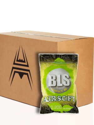 BLS 20x kuličky BLS BIO 0,20g, 5000 BBs – Bílé (krabice) – BLS