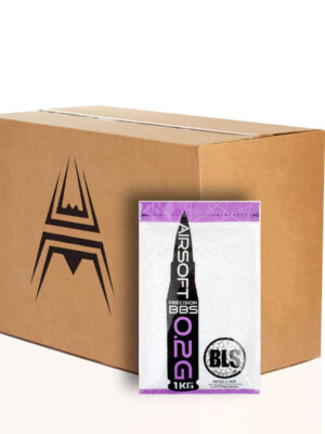 BLS 20x kuličky BLS Precision 0,20g, 5000 BBs – Bílé (krabice) – BLS