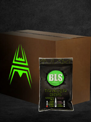 BLS 20x kuličky BLS BIO Tracer 0,30g, 3300 BBs – Zelené nasvětlovací (krabice) – BLS