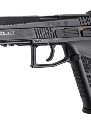 ASG ASG plynová pistole CZ P-09 GBB s kovovým závěrem, plastový kufr – Černá – ASG