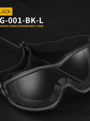 Wosport Ochranné brýle ANT – černé, čiré – Wosport