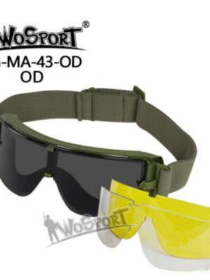 Wosport Ochranné brýle ATF X800 – zelené – Wosport