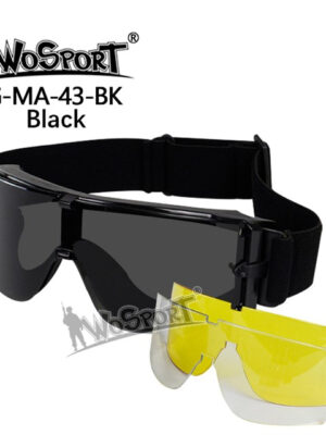 Wosport Ochranné brýle ATF X800 – černé – Wosport