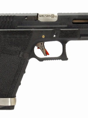 WE WE GBB plynová pistole R17 Gen4 T5 Custom – Černá – WE