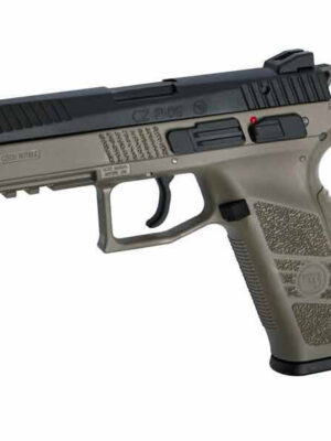 ASG ASG plynová pistole CZ P-09 GBB s kovovým závěrem, plastový kufr – Písková – ASG