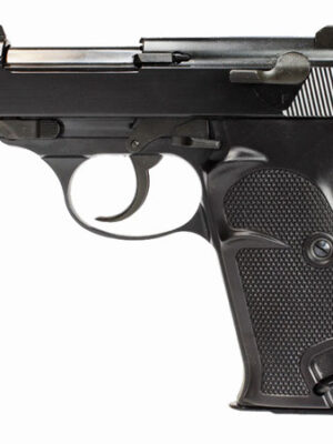 WE WE GBB plynová pistole P38K (P010S) s tlumičem – Černá – WE