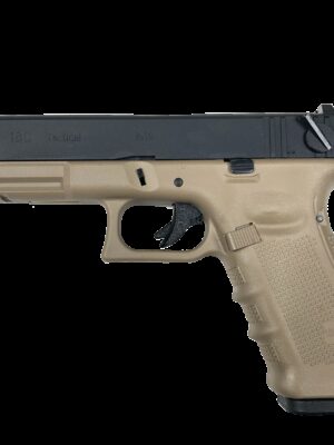 WE WE GBB plynová pistole R18C Gen4 – Černá/písková – WE