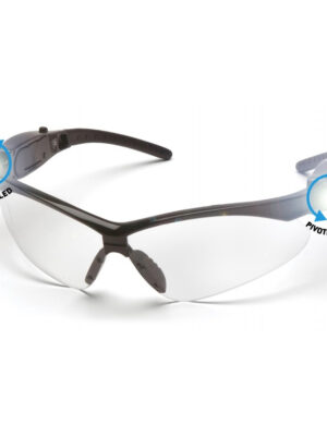PYRAMEX Ochranné brýle PMXTREME LED ESB6310STPLED, nemlživé – čiré – PYRAMEX