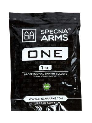 Specna Arms SA kuličky ONE™ 0,36g, 2780 BBs (sáček) – Bílá – Specna Arms