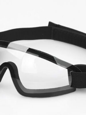 FMA FMA ochranné brýle EXTREME LOW PROFILE s gumičkou, čirý zorník – Černá – FMA