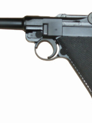 WE WE GBB plynová pistole Luger P08, 4 Inch – Černá – WE