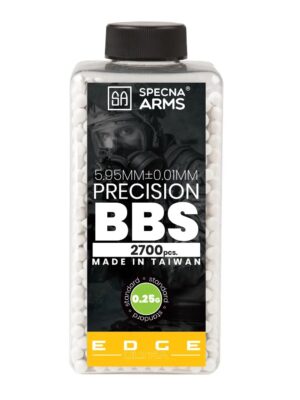 ULTRA EDGE by SA SA kuličky EDGE ULTRA™ 0,25g, 2700 BBs (lahev) – Bílá – ULTRA EDGE by SA