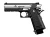 Tokyo Marui TM GBB plynová pistole Hi-Capa 4.3 Xtreme .45 Full-auto – Stříbrná/černá – Tokyo Marui