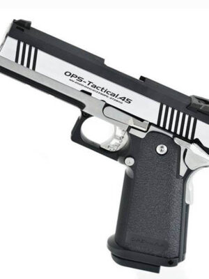 Tokyo Marui TM GBB plynová pistole Hi-Capa 4.3 Custom – Stříbrná (Dual Stainless) – Tokyo Marui