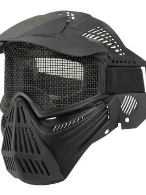 Wosport Precizní ochranná maska síťovaná Transformer V1, černá – Wosport