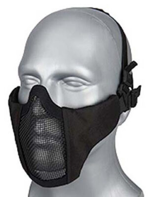 Wosport Síťovaná ochranná maska, černá – Wosport