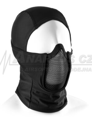 Invader Gear Kukla se síťovanou ochrannou maskou, černá – Invader Gear