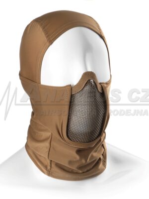 Invader Gear Kukla se síťovanou ochrannou maskou, písková – Invader Gear