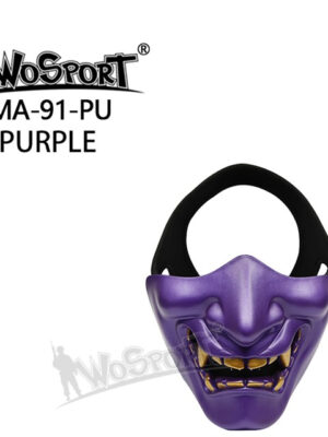 Wosport Ochranná maska Samurai – fialová – Wosport