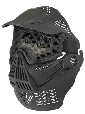 Wosport Precizní ochranná maska Transformer Ultimate V2, síťovaná – černá – Wosport
