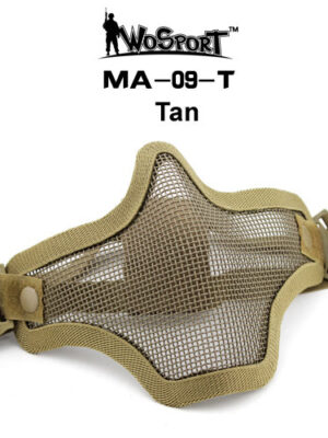 Wosport Síťovaná ochranná maska V1, písková – Wosport