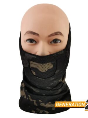 CYGNUS ARMORY CYGNUS ARMORY Face Warrior nákrčník Gen2 – MC Black – CYGNUS ARMORY