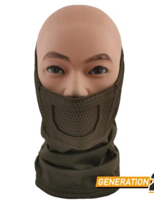 CYGNUS ARMORY CYGNUS ARMORY Face Warrior nákrčník Gen2 – Zelená – CYGNUS ARMORY