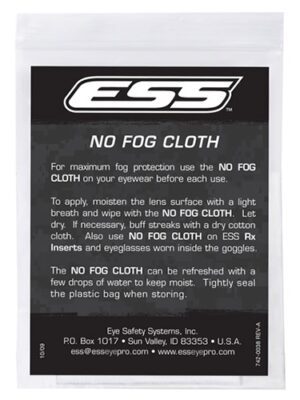 ESS ESS čistící hadřík na brýle NO FOG – Černá – ESS