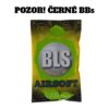 BLS Kuličky BLS BIO 0,25g, 4000 BBs – Černé – BLS