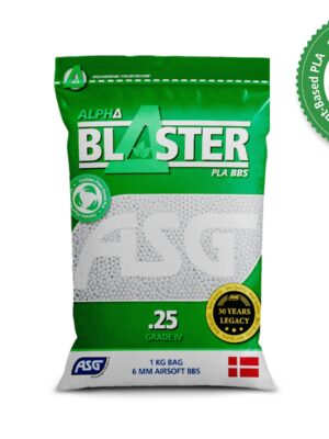 ASG ASG BIO kuličky ALPHA Blaster PLA 0,25g, 4000 BBs – Bílá – ASG