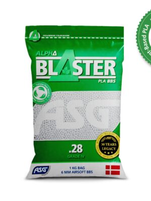 ASG ASG BIO kuličky ALPHA Blaster PLA 0,28g, 3500 BBs – Bílá – ASG