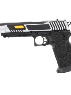Specna Arms SA plynová pistole Hi-Capa SA-VGP20 VAPOR™ OR GBB – Stříbrná / černá – Specna Arms