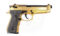 WE WE GBB plynová pistole M92 Eagle Full-Auto (MO17) – Zlatá – WE